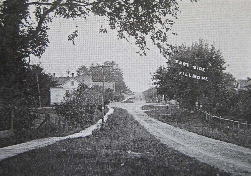 East Side of Fillmore Circa Early 1900s